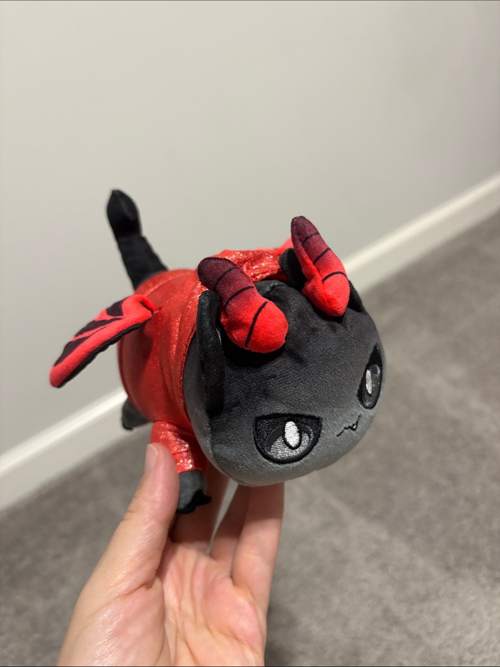 Aphmau MeeMeows Mystery Litter 6 Glitter Edition 6" Plush Shadow Aaron Cat